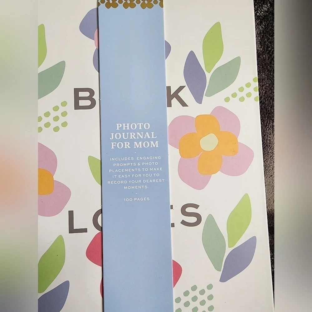 New Mother's Book of Loves / photo journal for mom